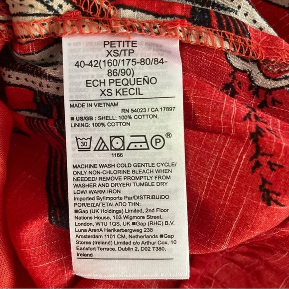 NWT Banana Republic ( Summer 2022) Petite Stampa Mini Dress size XSP - Picture 9 of 11